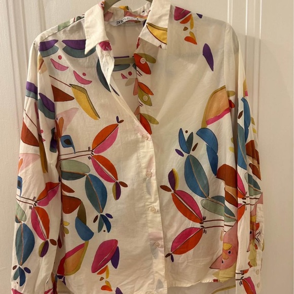 Zara Colorful Leaf Print Set - Picture 2 of 7